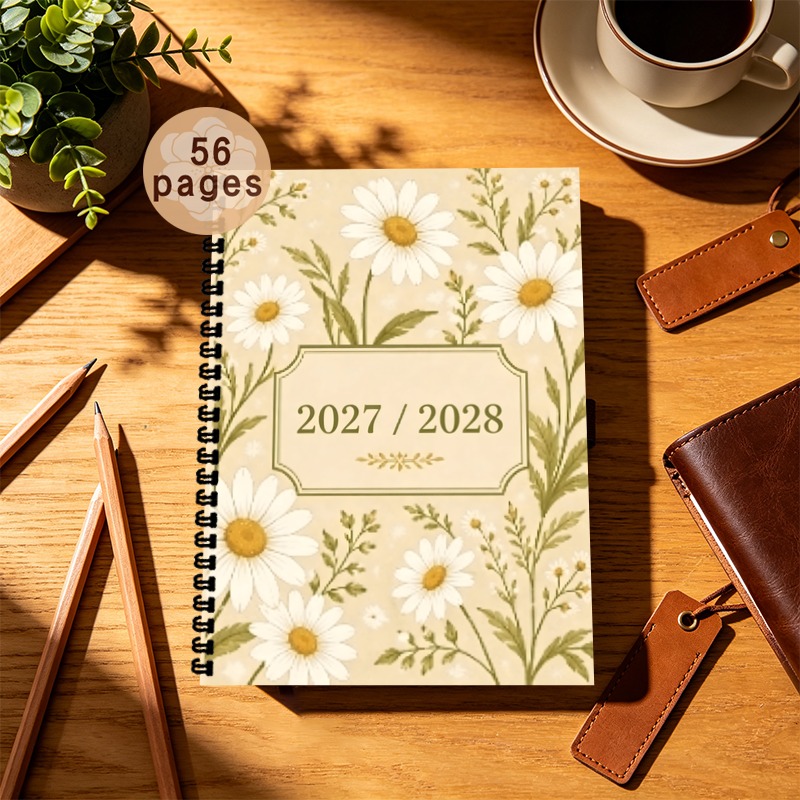 Baby Food Schedule - A5 Spiral Bound Planner 2027-2028, with