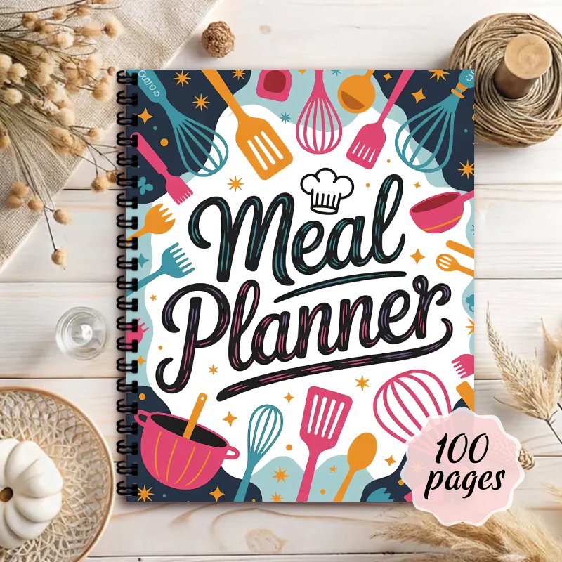 Baby Food Schedule - Meal Planner Notebook, Weekly Meal Preparation