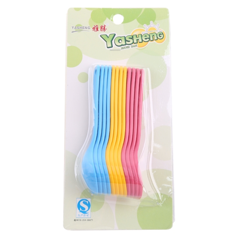 Baby Food Product - 12Pcs Baby Feeding Spoon Safe Plastic