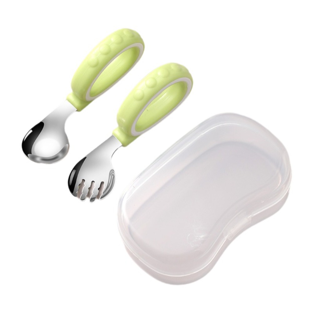 Self Feed Spoon - 316L Stainless Steel Spoon Fork Set