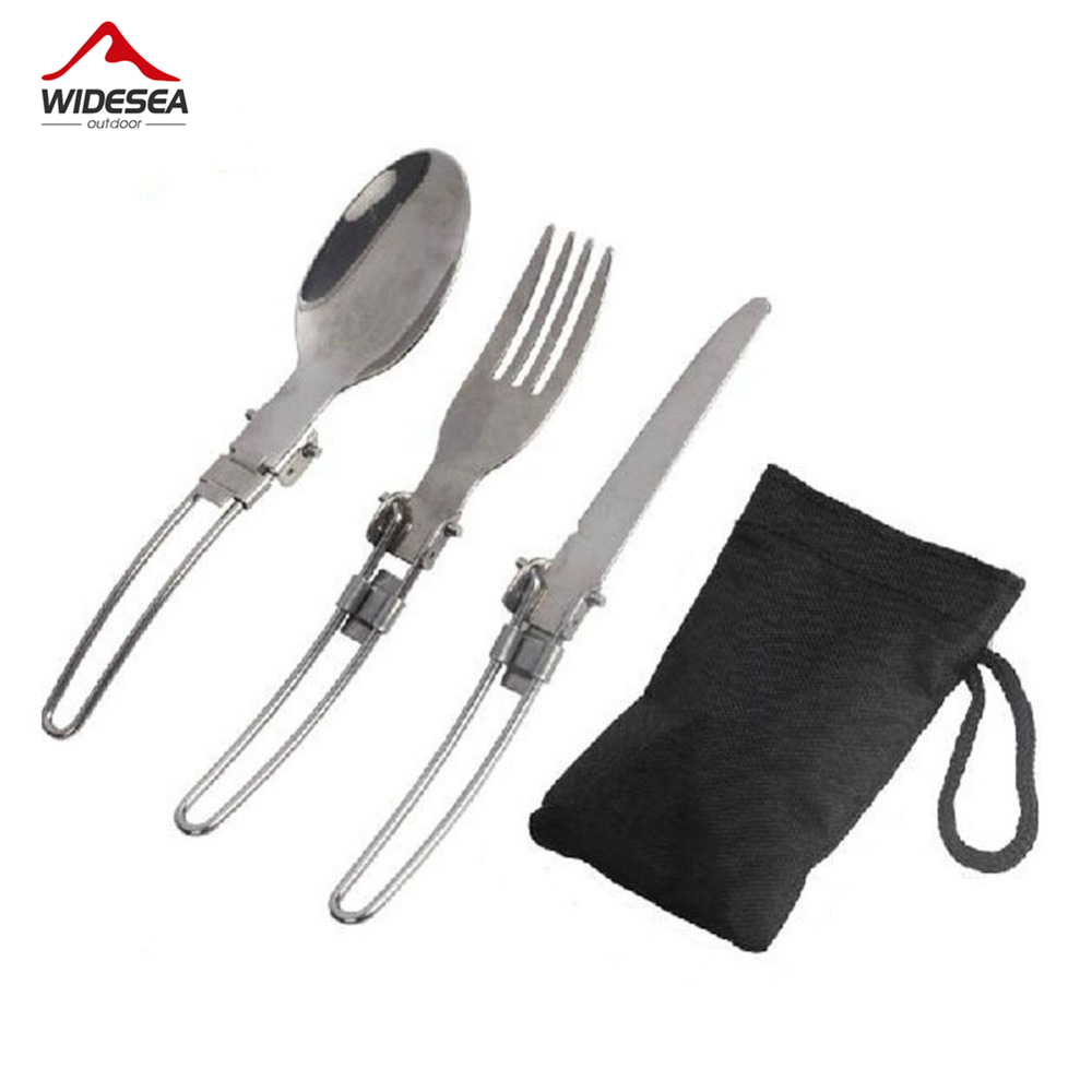 Weaning Spoon Set - 3 pcs 1 set Portable Outdoor