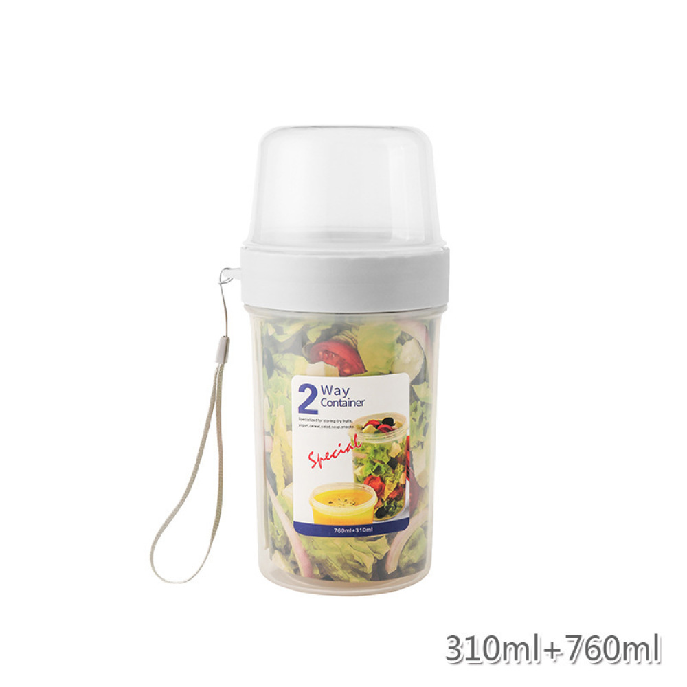 Baby Food In Jar - Double Layer Leakproof Food Case Portable