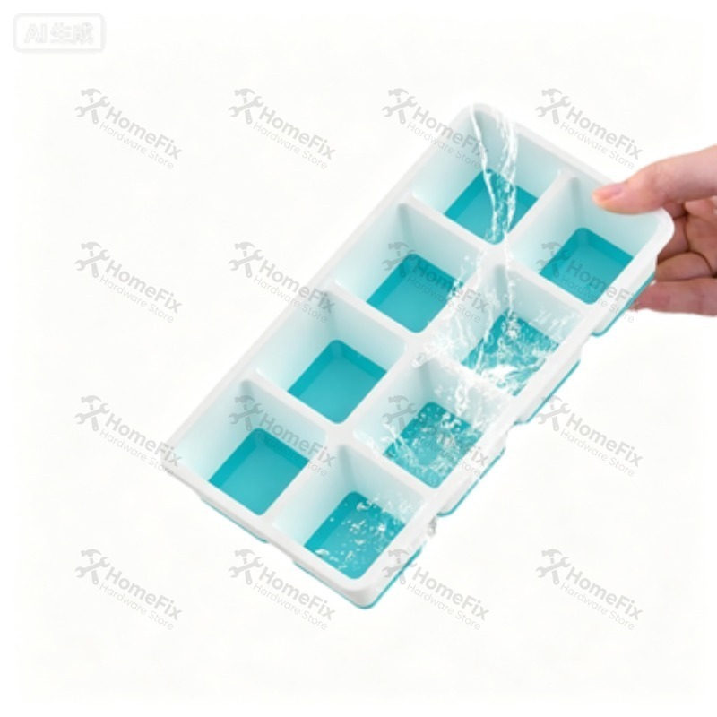 New 8‑Grid Ice Cube Mold, Soft - Baby Food Homemade 评论和价格