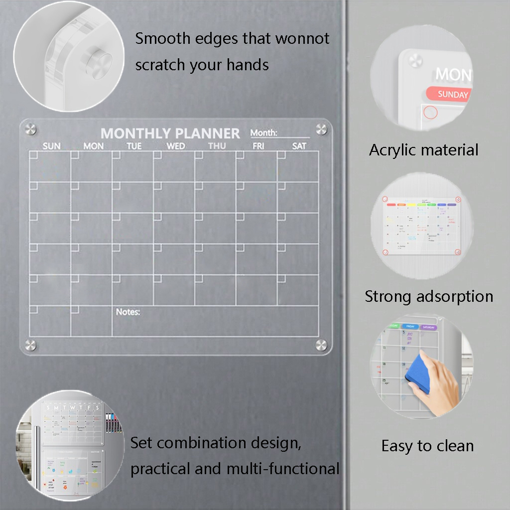 New Magnetic Fridge Board Reus - Baby Food Schedule 评论和价格