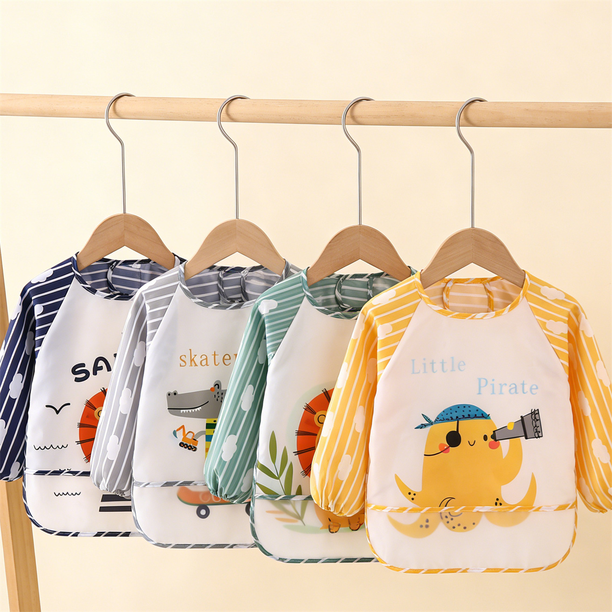 2pcs Waterproof Full Sleeve Ba - Baby Food Product 评论和价格