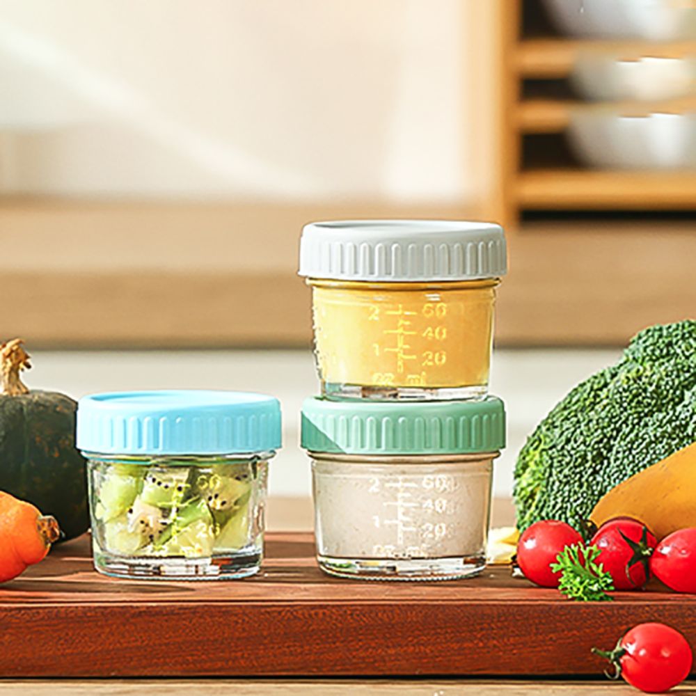6pcs Multipurpose Glass Baby F - Baby Food Glass Jars 评论和价格