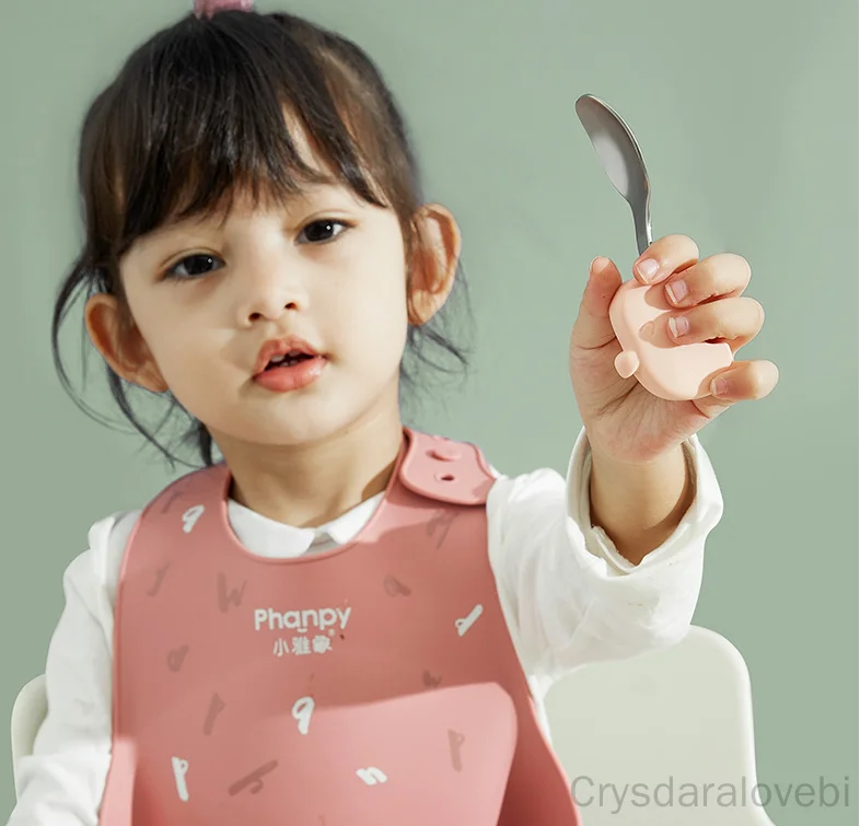 1setElephant Short Fork Spoon  - Baby Food Knife Set 评论和价格