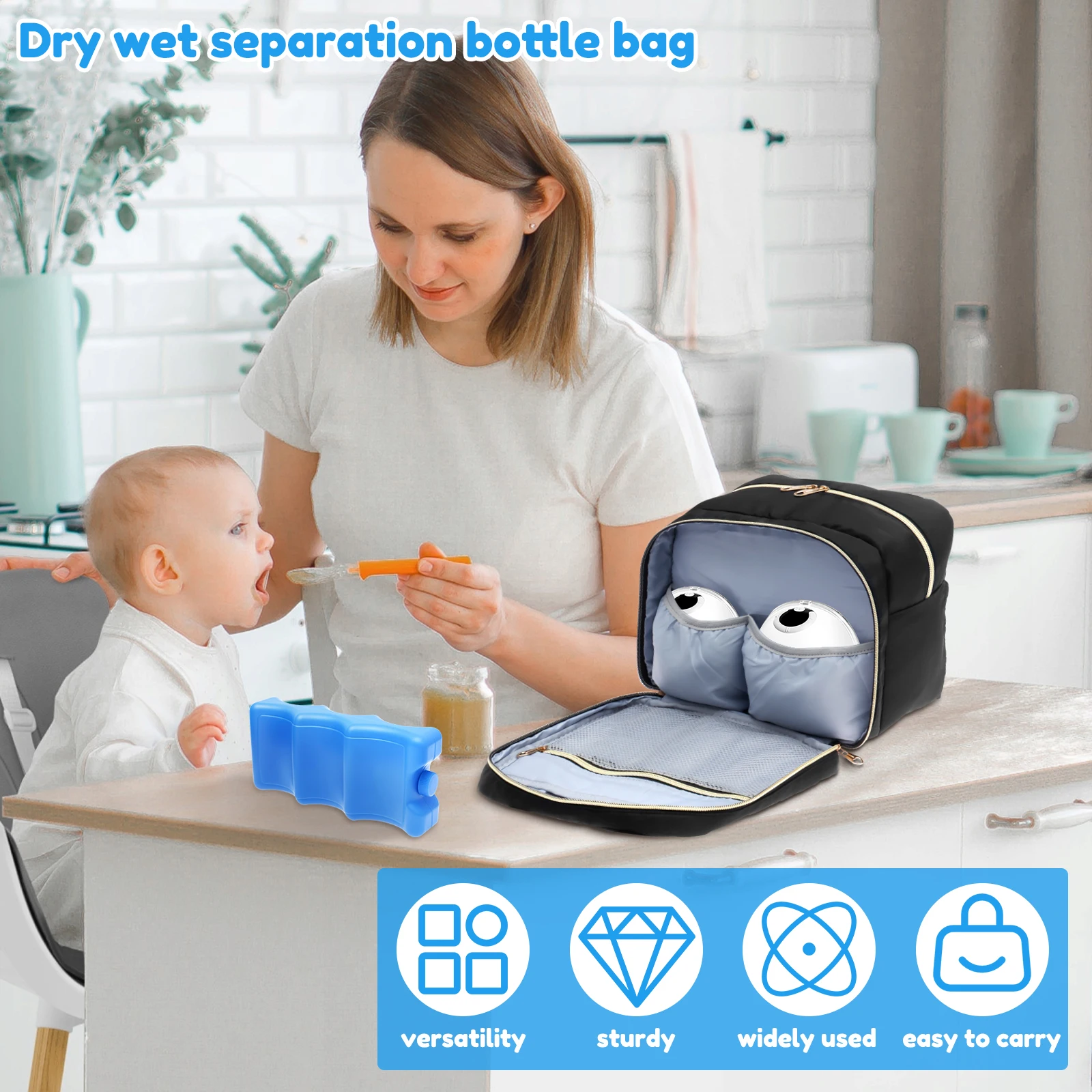 Breast Pump Storage Bag with I - Baby Food Nan 评论和价格