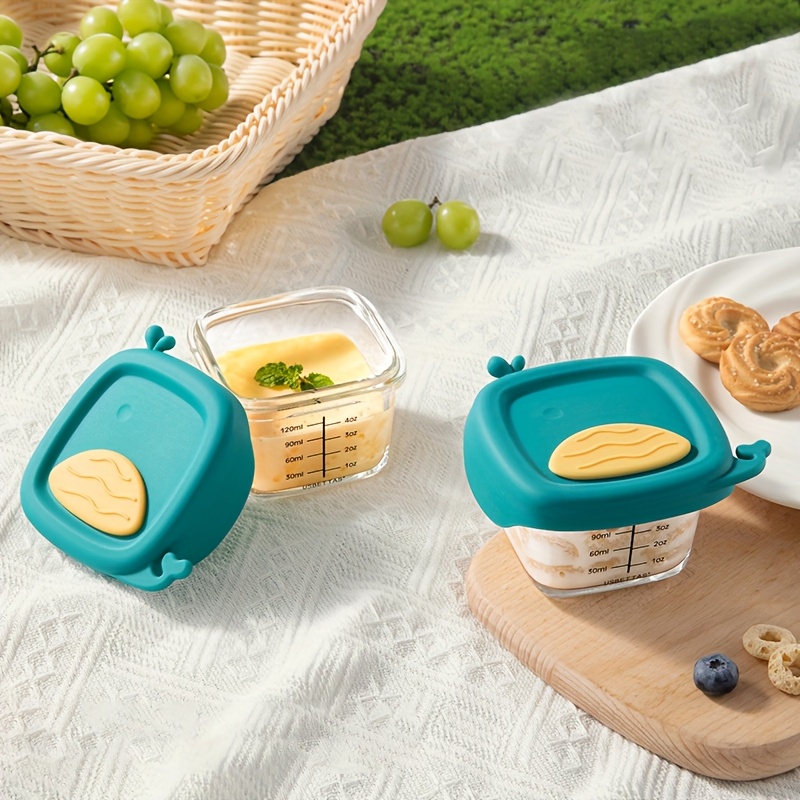 120/180ml Glass Baby Food Cont - Baby Food Glass Jars 评论和价格