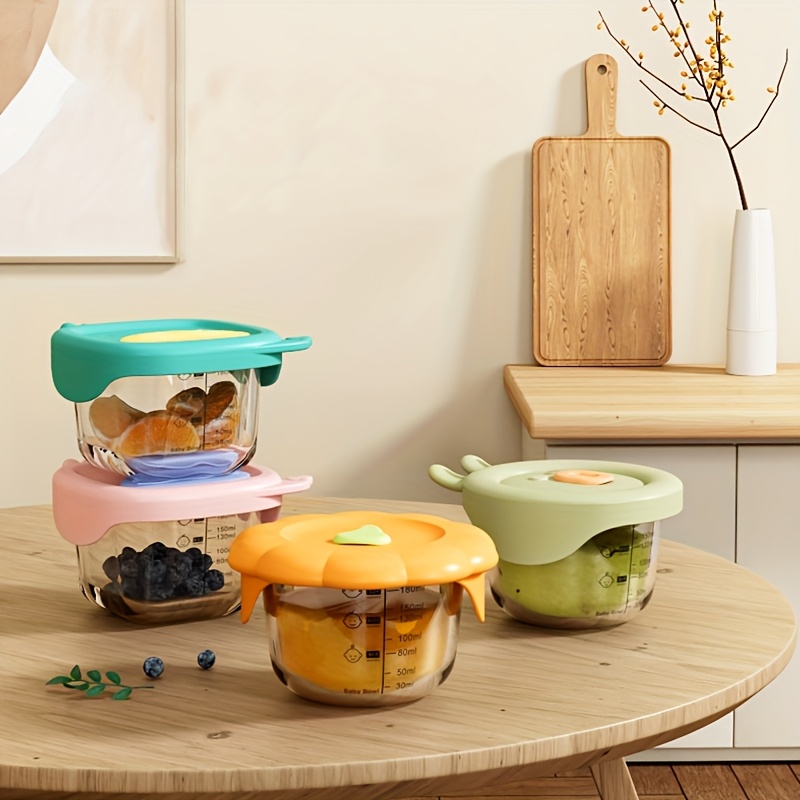 120/180ml Glass Baby Food Cont - Baby Food Glass Jars 评论和价格