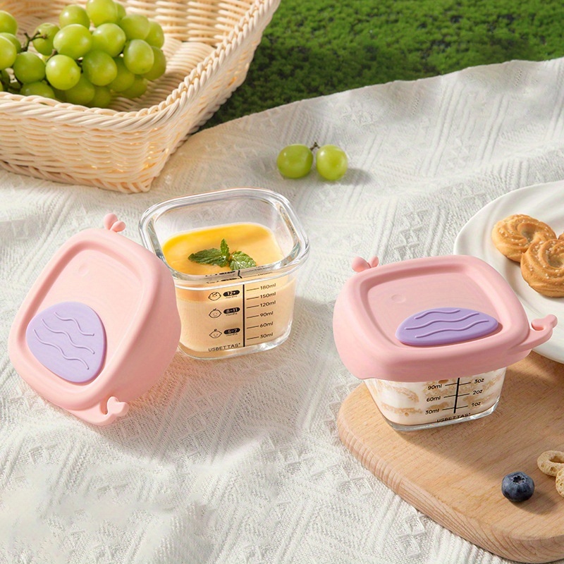 120/180ml Glass Baby Food Cont - Baby Food Glass Jars 评论和价格
