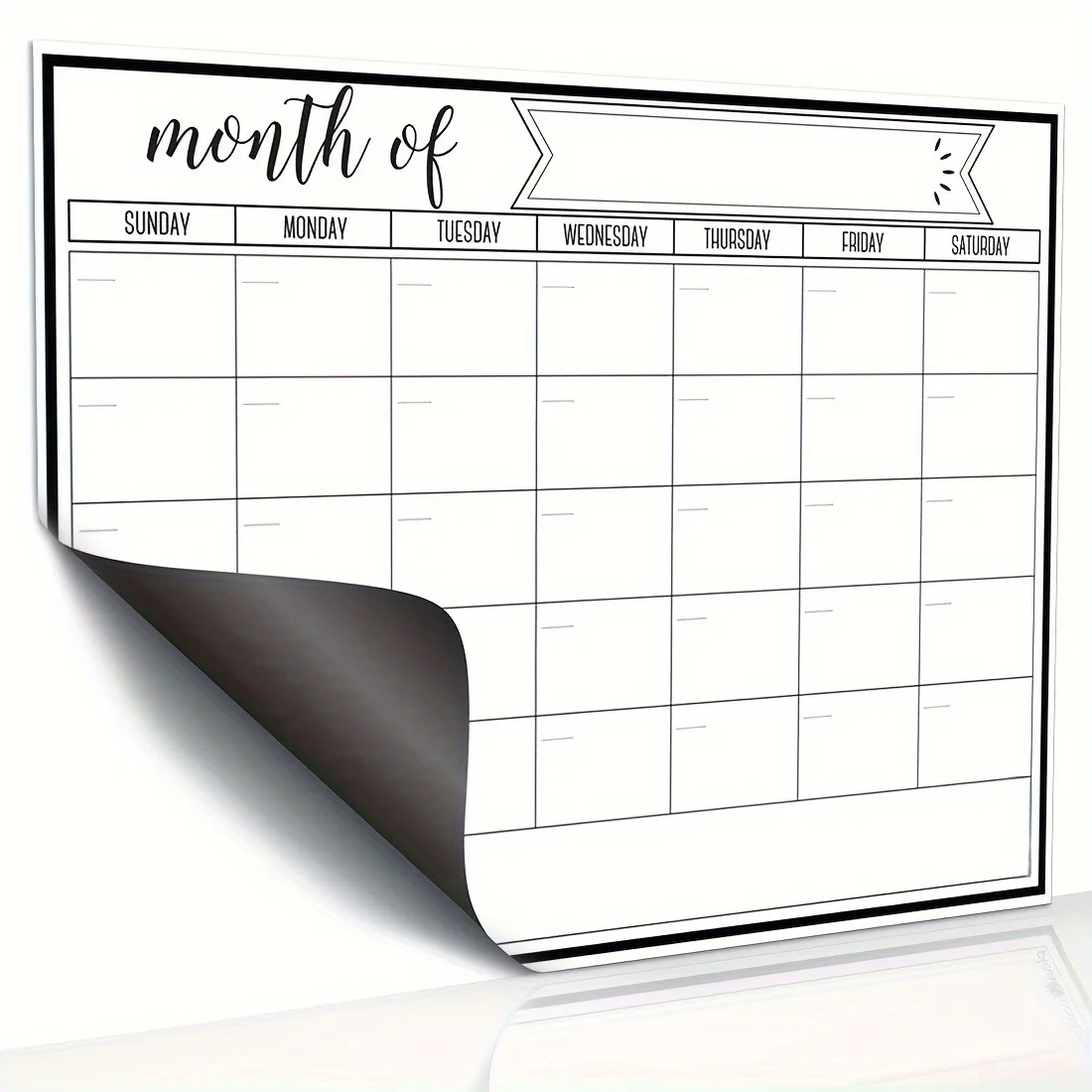 Magnetic Monthly Calendar Whit - Baby Food Schedule 评论和价格