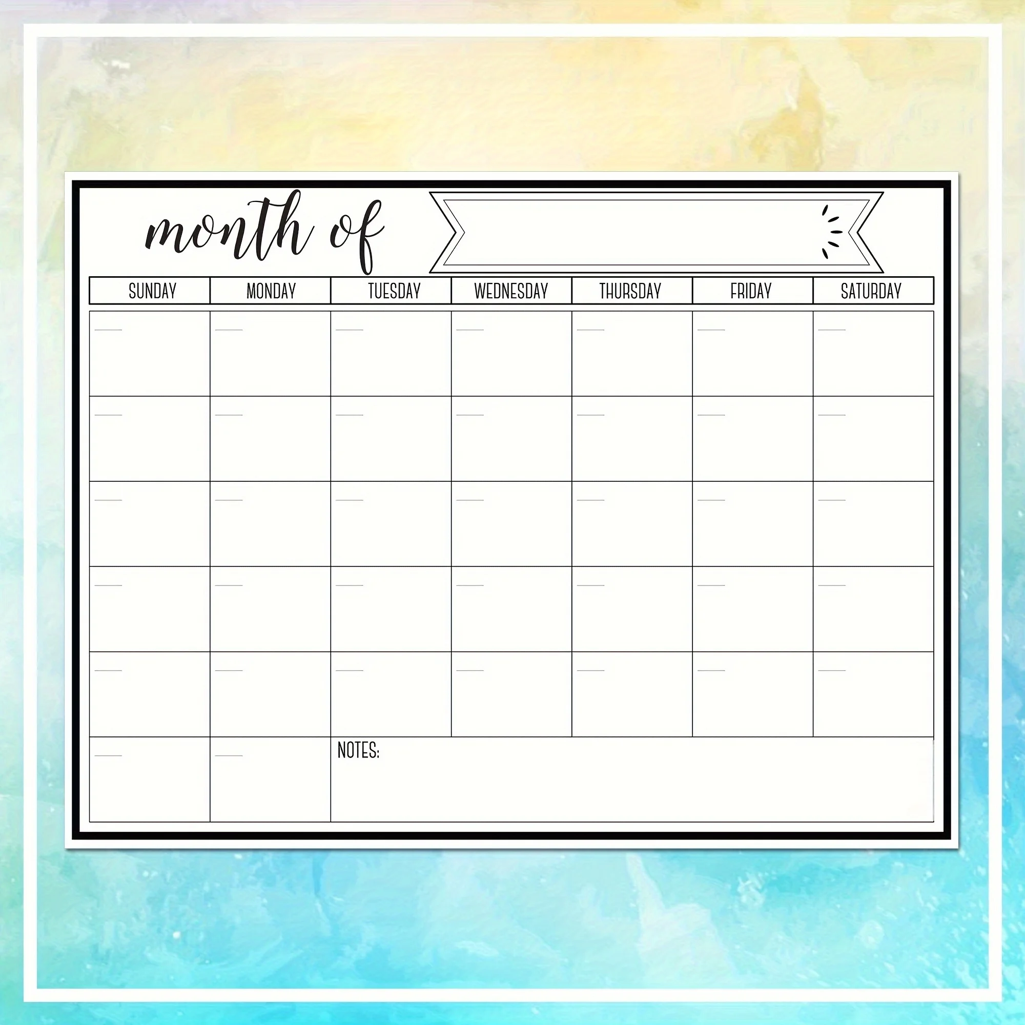 Magnetic Monthly Calendar Whit - Baby Food Schedule 评论和价格