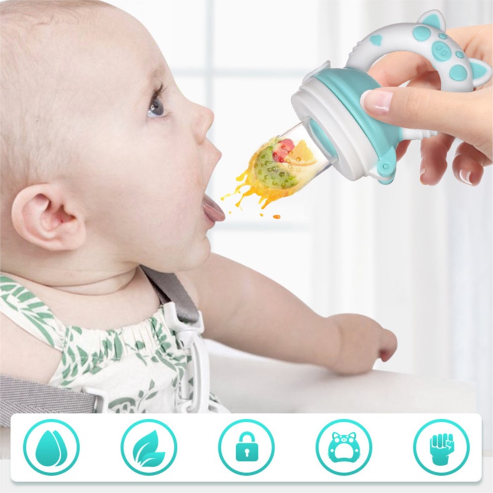 Silicone Fresh Food Nibbler Ba - Baby Food Guide 评论和价格