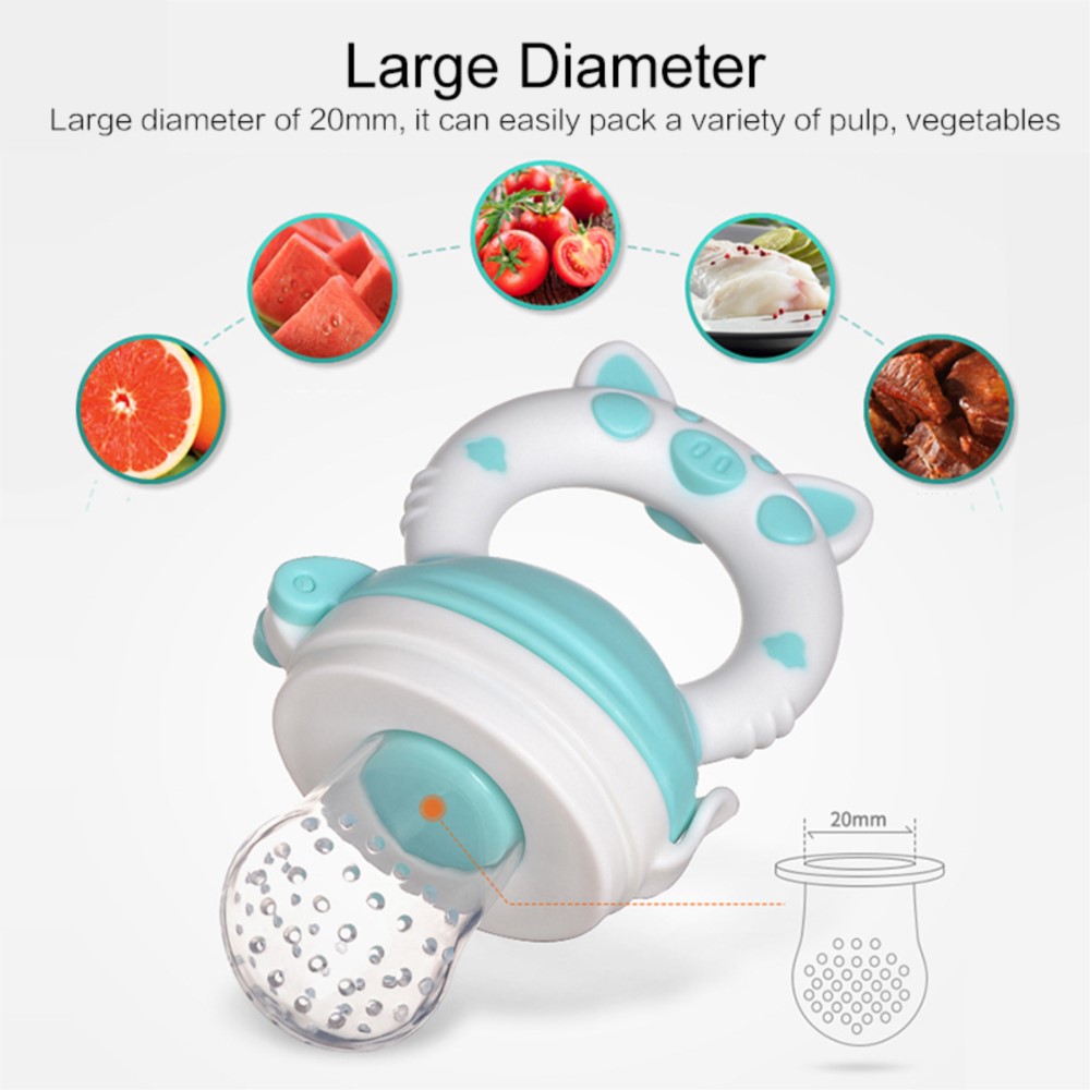 Silicone Fresh Food Nibbler Ba - Baby Food Guide 评论和价格