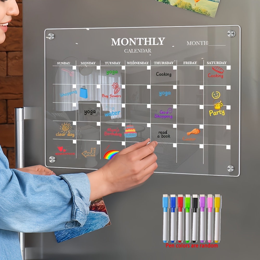 Magnetic Acrylic Dry-Erase Cal - Baby Food Schedule 评论和价格