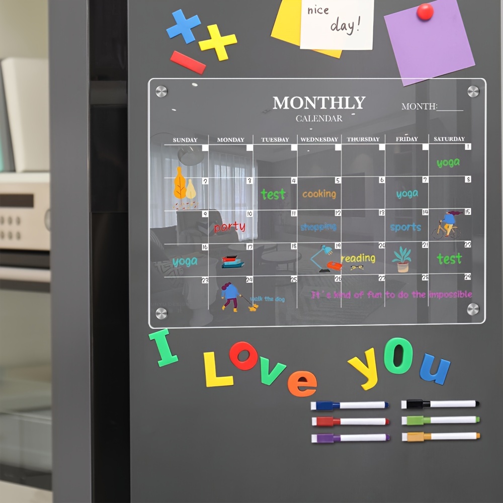 Magnetic Acrylic Dry-Erase Cal - Baby Food Schedule 评论和价格