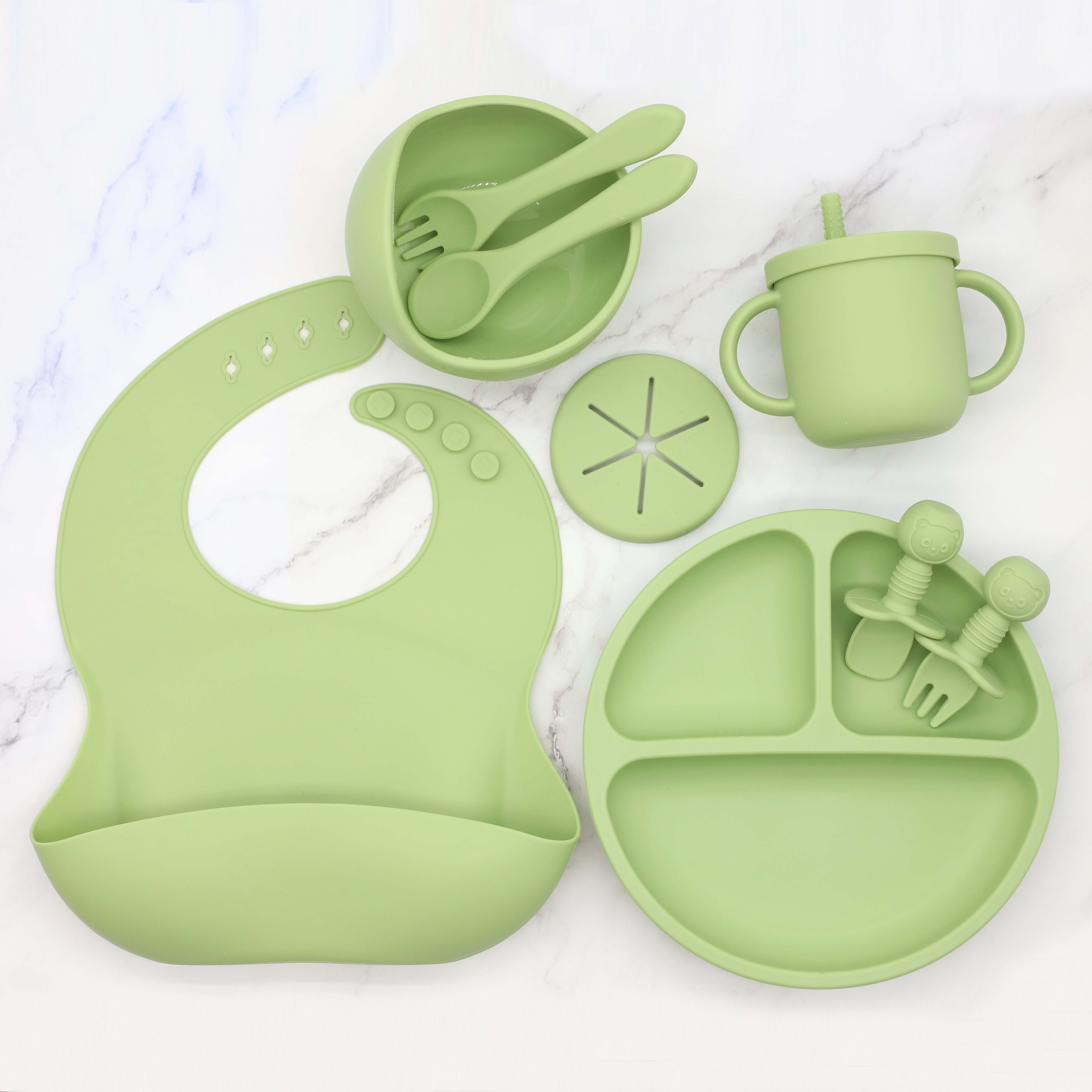 New Food Grade Silicone Tablew - Baby Food Guide 评论和价格