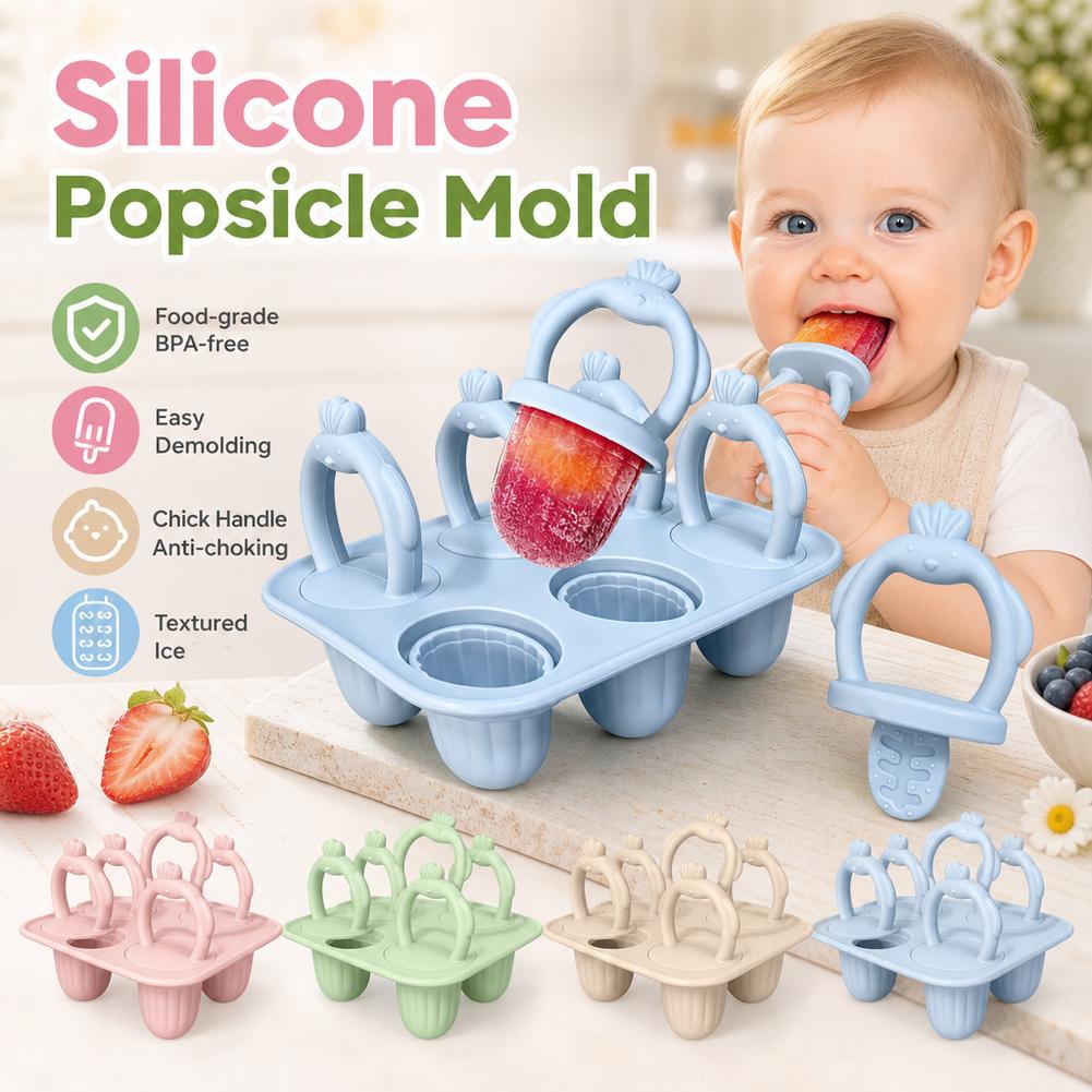 1set Silicone Popsicle Mold Si - Baby Food Homemade 评论和价格