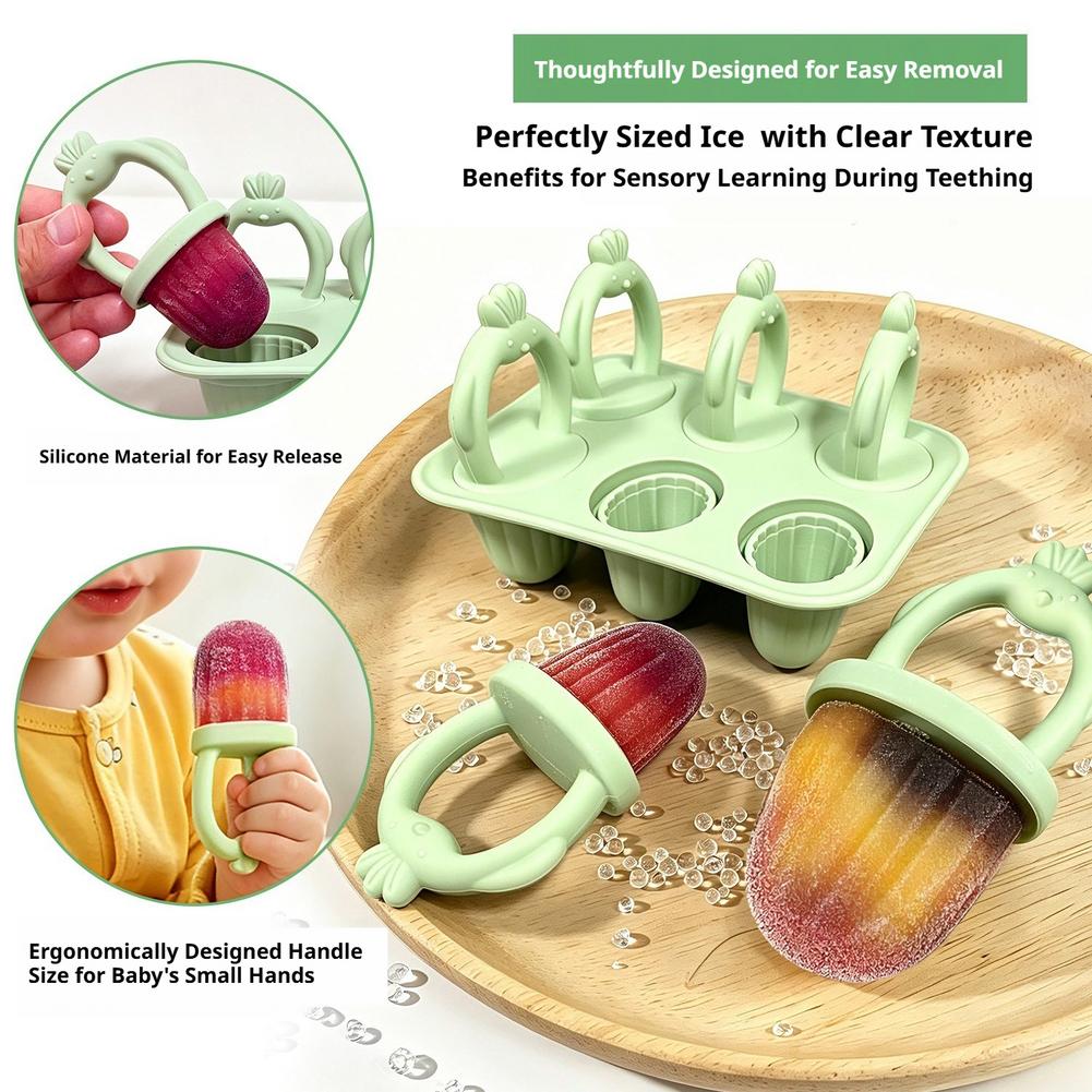 1set Silicone Popsicle Mold Si - Baby Food Homemade 评论和价格
