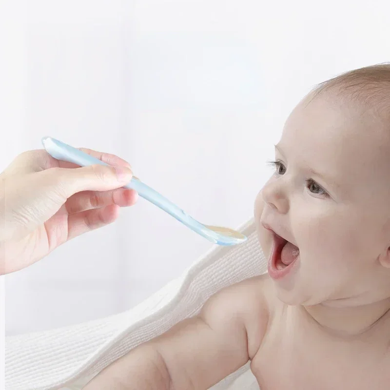Soft Silicone Baby Spoon Toddl - Baby Food Product 评论和价格