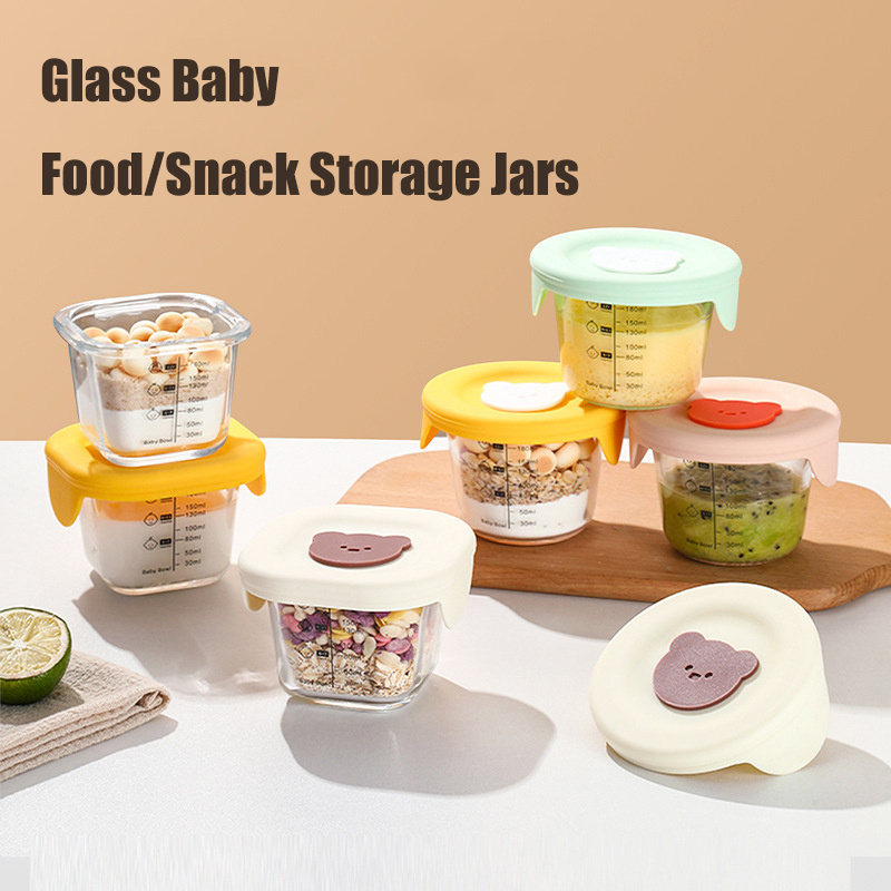 180ml Glass Baby Food Storage  - Baby Food Glass Jars 评论和价格