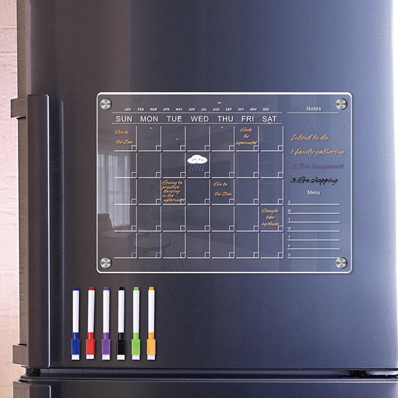 1Pc Clear Acrylic Magnetic Wee - Baby Food Schedule 评论和价格