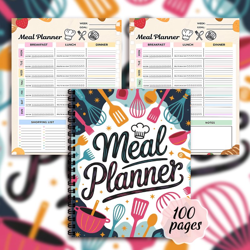 Meal Planner Notebook, Weekly  - Baby Food Schedule 评论和价格