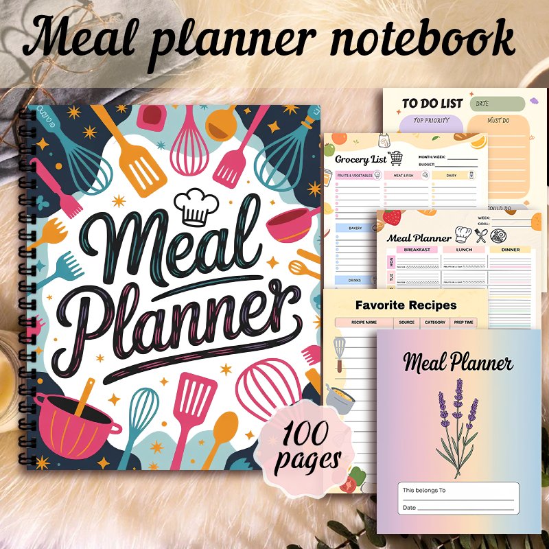 Meal Planner Notebook, Weekly  - Baby Food Schedule 评论和价格