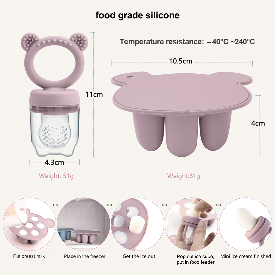 Baby Ice Cream Pops Silicone M - Baby Food Product 评论和价格